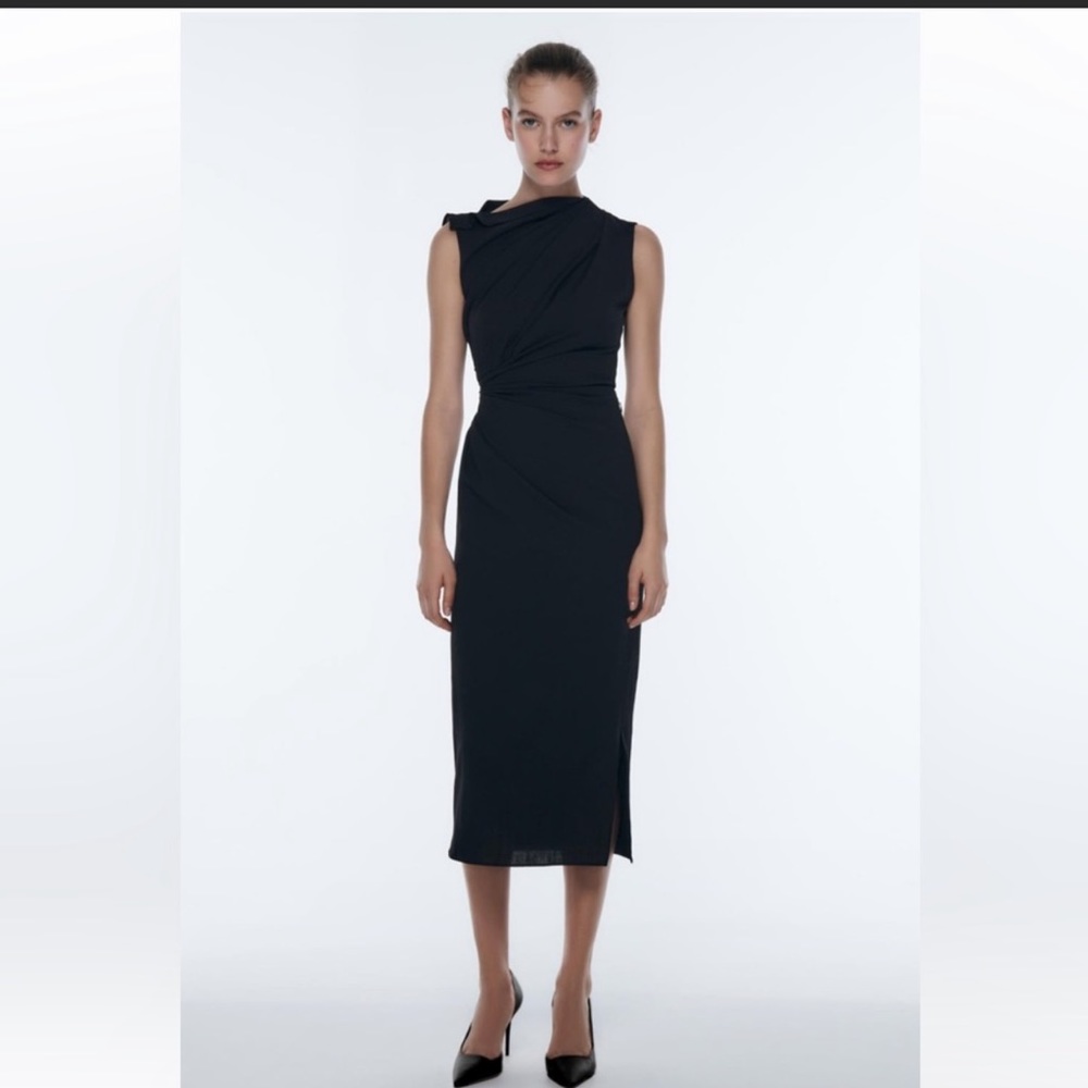 Zara Narciso Rodriguez Orange Dress